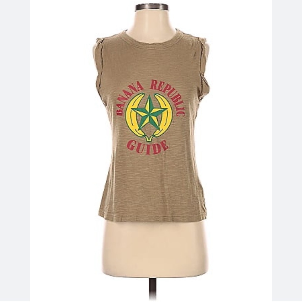 SOLD Banana Republic tee bananas & star logo collectible - Picture 2 of 6